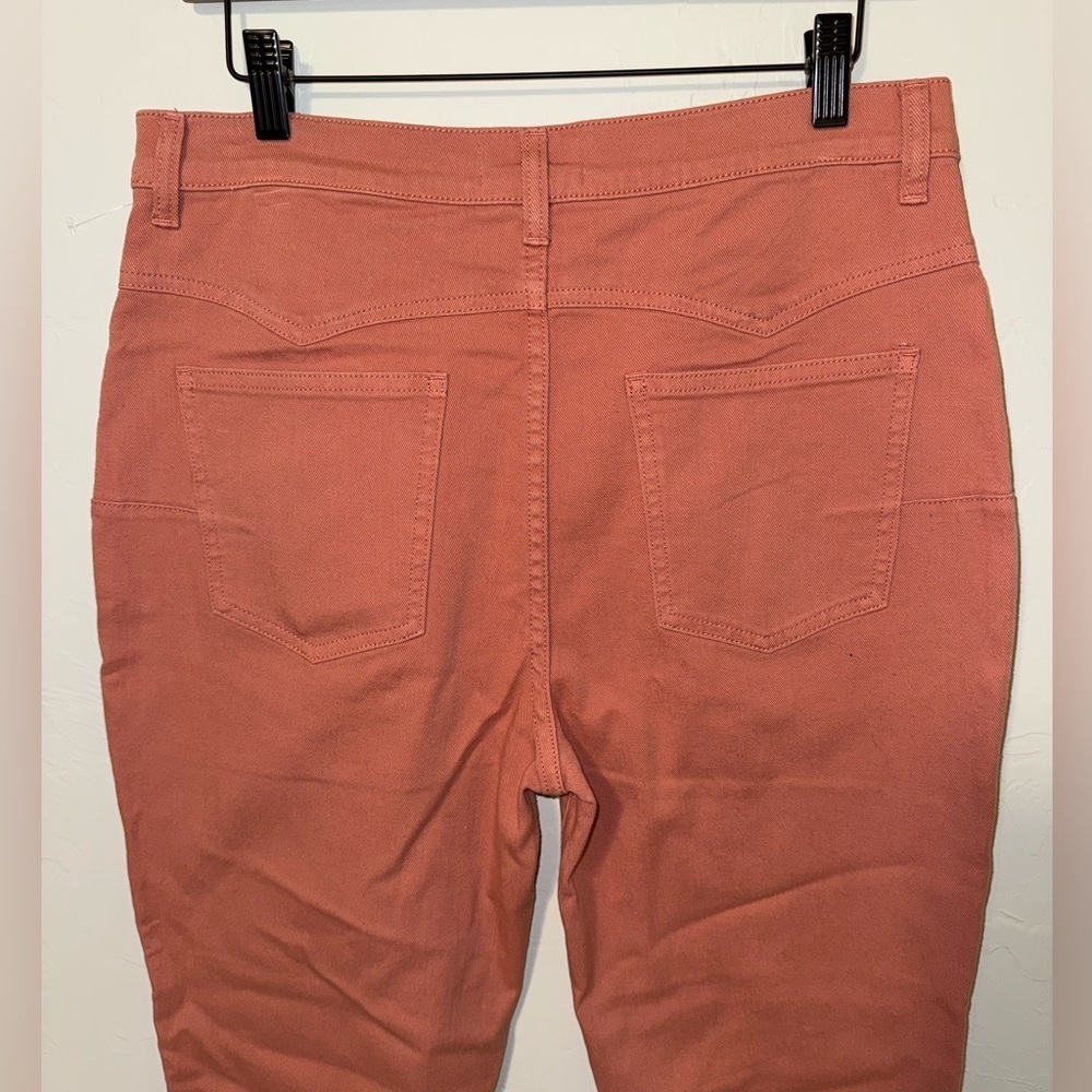 NEW Joie Women's Jeans size 31 or 12 style: Shally Color: Guava (light coral) - Picture 6 of 6